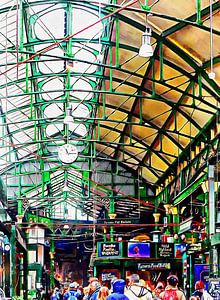 Dach über dem Borough Market