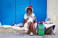 cubaanse vrouw met sigaar van Karin Verhoog thumbnail