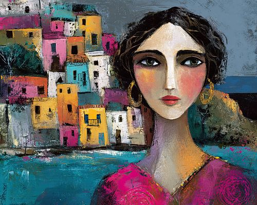 Caspian Sea | Woman with Earrings