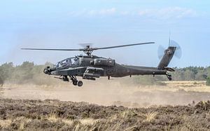 Der Boeing AH-64 Apache Kampfhubschrauber der KLu.