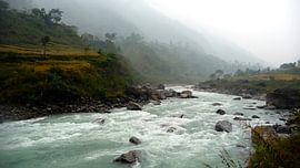 'Start', Besi Sahar- Nepal von Martine Joanne