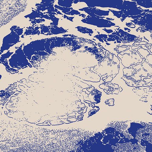 Nō - Sprudelndes Wasser bildet ein Muster unseres Gehirns