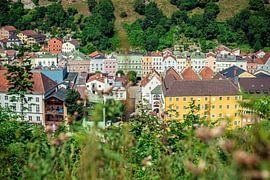 Burghausen an der Salzach von altmodern