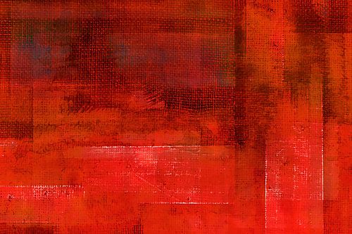 Summer fantasy, modern nature abstraction in coral copper red