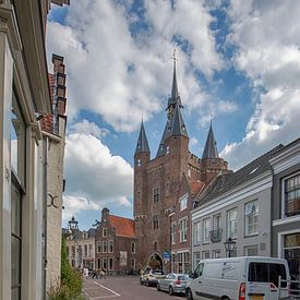 Zicht op de Sassenpoort, Zwolle sur Foto Amsterdam/ Peter Bartelings