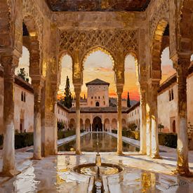 Alhambra, Granada, Spain 2 von Johannas Art Creations