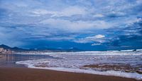 Beach views of mountains in Spain by Rouzbeh Tahmassian thumbnail