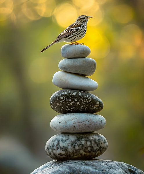 Bird in the pile by But First Framing
