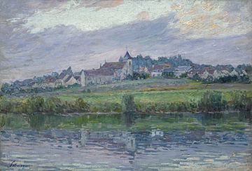 Oevers van de Marne bij Montévrain (1900-04) van Peter Balan