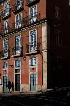 Abstract straatbeeld uit Lissabon - Portugal