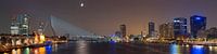 Panorama river area in Rotterdam