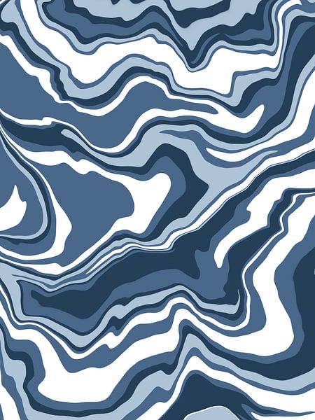 Blaue Linien von Studio Miloa