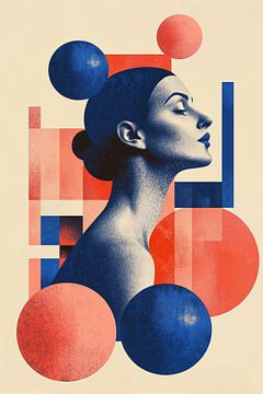 Retrometric - Abstract Beauty III von Philippe HUGONNARD