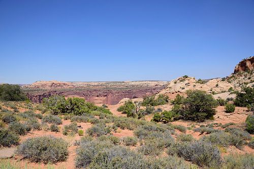 Uitzicht op Holeman Spring Canyon