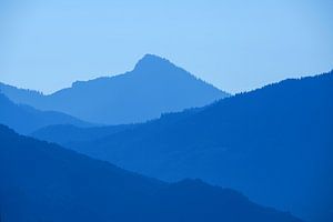 blauwe bergen - Beieren van Peter Bergmann