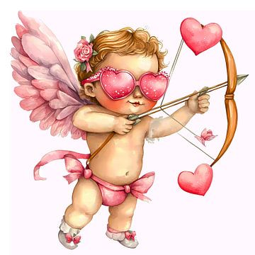 Cupid cherub angel by haroulita