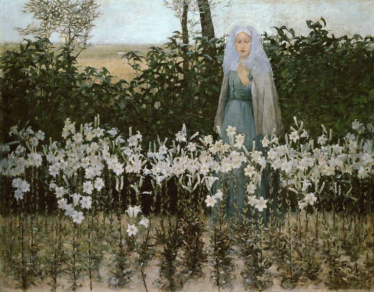 The Annunciation, George Hitchcock by Masterful Masters