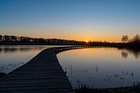 Sunset in the Zuidpolder