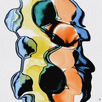 Abstract in alcohol inks