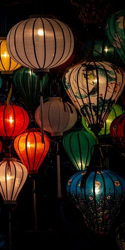 Hoi An kleurrijke lampionnen (Deel 3 van drieluik)