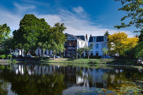 View of the old and new castle in Kralingen