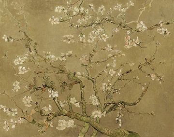 Mandelblüte von Vincent van Gogh (Khaki)
