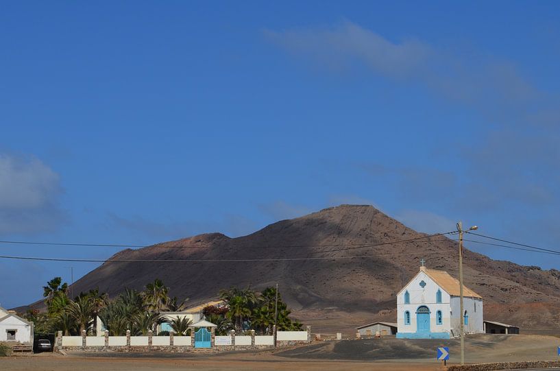 Kirche auf der Insel Sal von Greetje Dijkstra