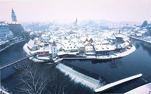 Ceský Krumlov en hiver