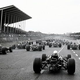 Start Grand Prix 1968 Zandvoort van Harry Hadders
