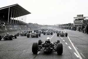 Début du Grand Prix 1968 à Zandvoort