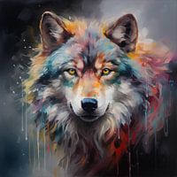 Wolf bunt
