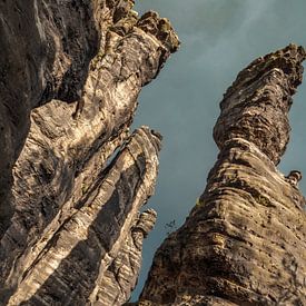 Bielatal, Saksisch Zwitserland - Grote Herculeszuil en Schroffer Stein van Pixelwerk