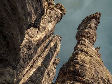 Bielatal, Saksisch Zwitserland - Grote Herculeszuil en Schroffer Stein van Pixelwerk