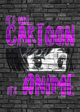 Anime meisje tekenfilm van KalliDesignShop