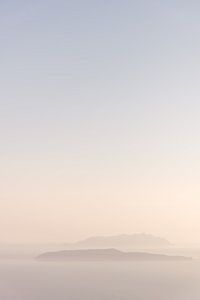 Sonnenuntergang in Pastelltönen in Italien