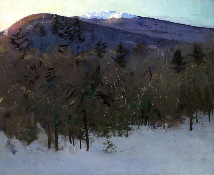 Abbott Handerson Thayer,Mount Monadnock van finemasterpiece