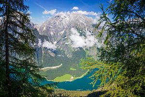 Blick auf Königsee mit Bartholomä