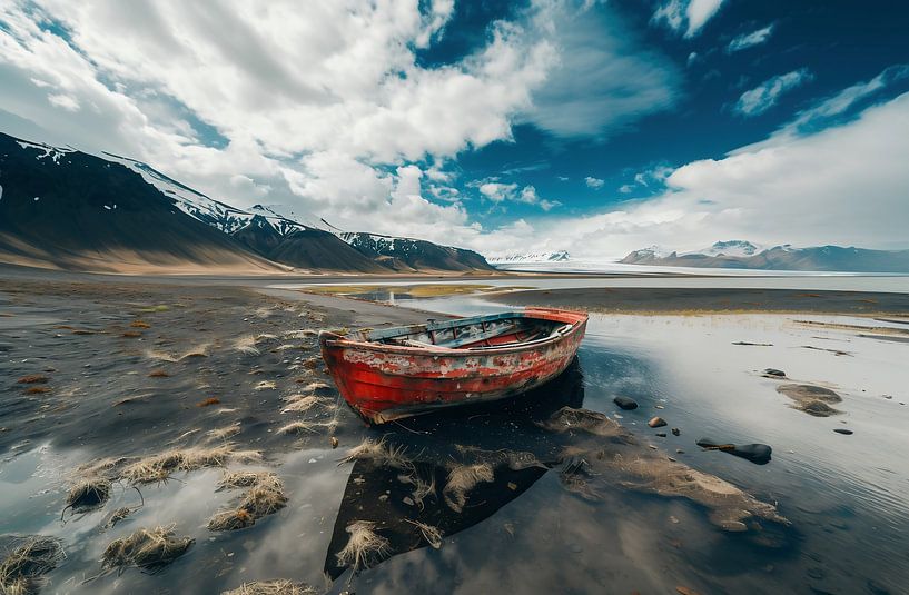 Stilles Wasser, stilles Boot von fernlichtsicht