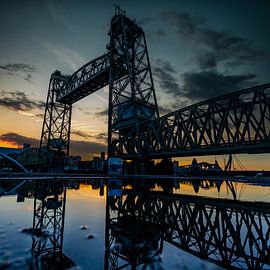 The Hef in the evening sky by Hans de Waay
