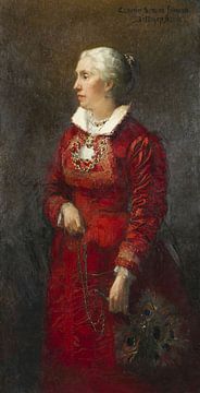 Portret van Catherina Seaton Forman Swift, Christoffel Bisschop