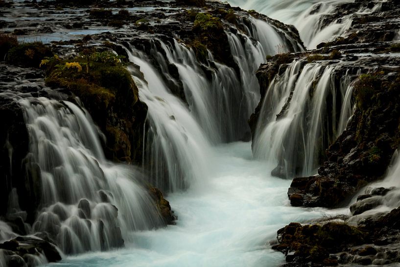 Bruarfoss Waterfall Mist by Mirjam van de Ven