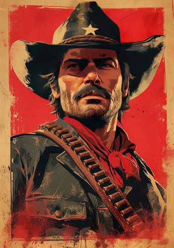 Cowboy Pop Art Western Wild West