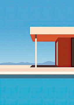 Bauhaus Poster Art Print Design Architecture by Niklas Maximilian