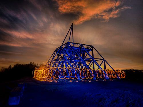 Lightpainting à la tour de voies 2