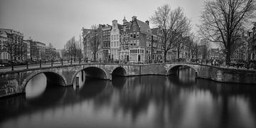 Stadsgezicht Amsterdam van Albert Mendelewski