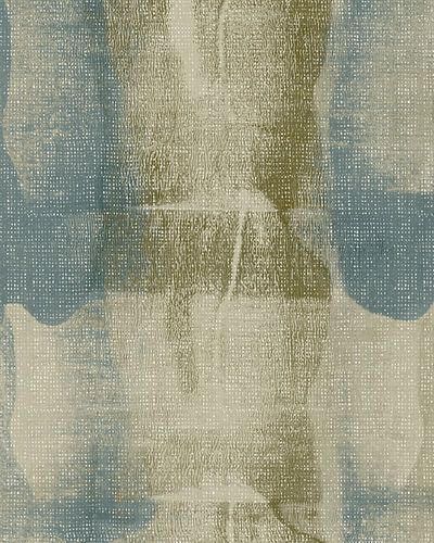 Blauw, olijfgroen. Natuurlijk patroon.