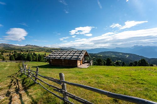 Hoogplateau van de Eisack vallei in Zuid-Tirol