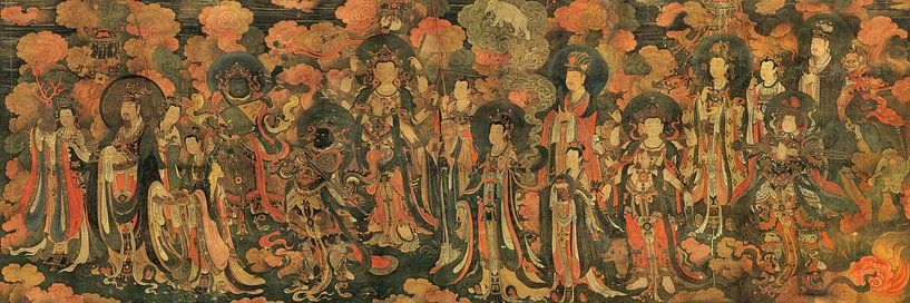 Buddha Painting,Fahai Temple Murals I van finemasterpiece