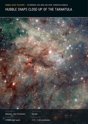 Close-up of the Tarantula Nebula