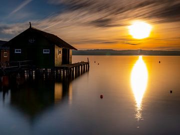 Sonnenaufgang am Ammersee von Andreas Müller